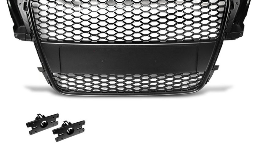 Grila sport Audi A5 2007-2011 Negru Mat model RS-Style