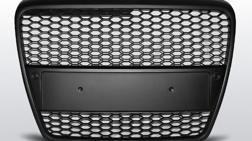 Grila sport Audi A6 C6 2004-2008 Negru Mat model RS-Type
