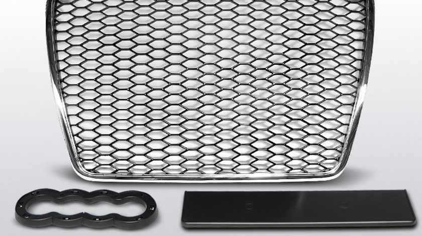 Grila sport Audi A6 C6 2009-2011 Cromat model RS-Style