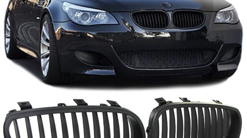 Grila sport BMW E60 E61 2003-2010 negru mat