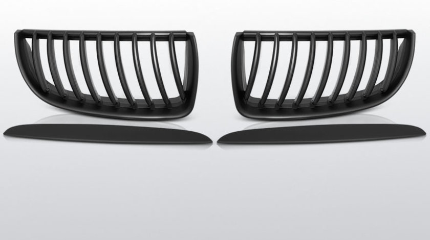 Grila sport BMW E90 / E91 03.2005-08.2008 negru mat