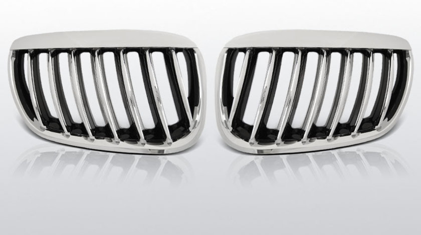 Grila sport BMW X5 E53 2004-2006 model cromat