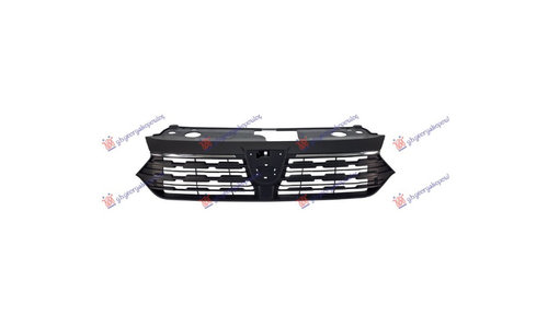 Grila superioara bara fata Dacia Sandero 3 2021-2022 NOUA 623103394R (CU 2 ORNAMENTE CROMATE SUPERIO...