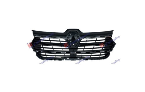 Grila superioara bara fata Renault Trafic 2021- NOUA 623104956R (CU 2 ORNAMENTE CROMATE)