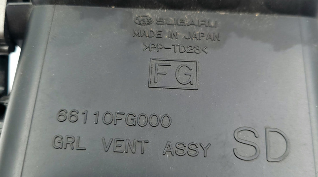 Grila Ventilatie Aer Din Bord Dreapta Subaru FORESTER (SH) 2008 - Prezent Motorina 66110FG000