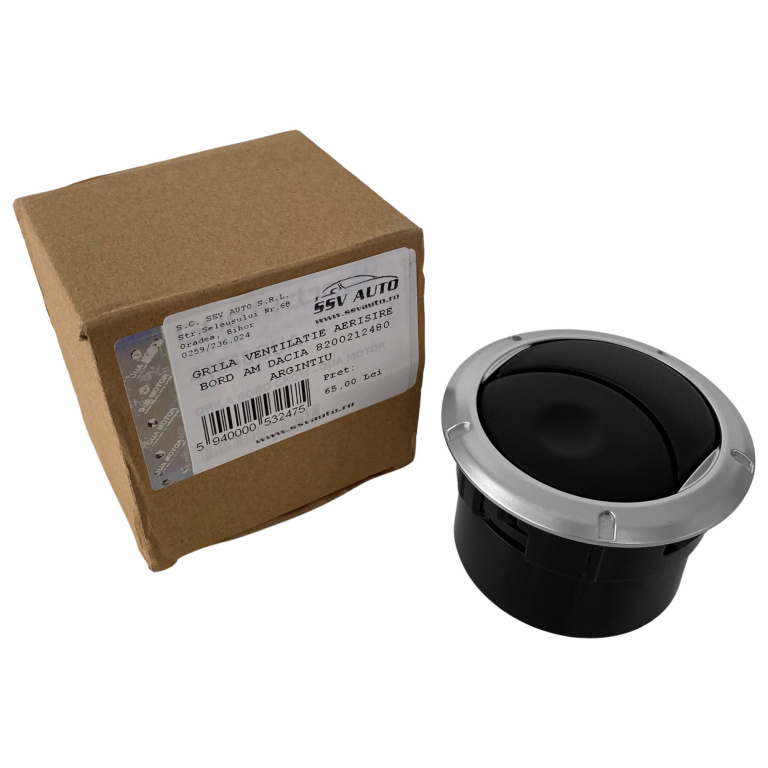 Grila Ventilatie Aerisire Bord Am Dacia Logan 1 2004-2012 8200212480 Argintiu