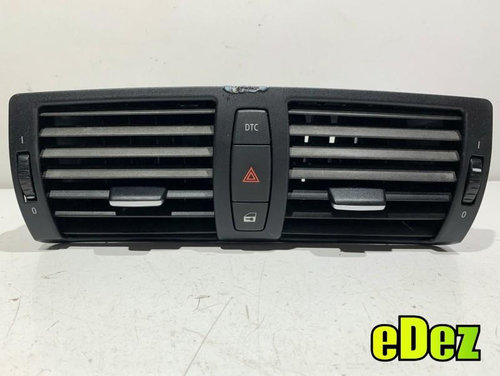 Grila ventilatie bord centrala cu buton avarie BMW Seria 1 LCI (2008-2011) (E81,E87) 7059189