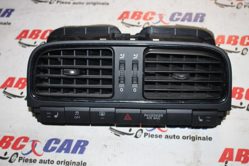 Grila ventilatie bord centrala Volkswagen Polo 5 2009-2017 6R 6R0819728