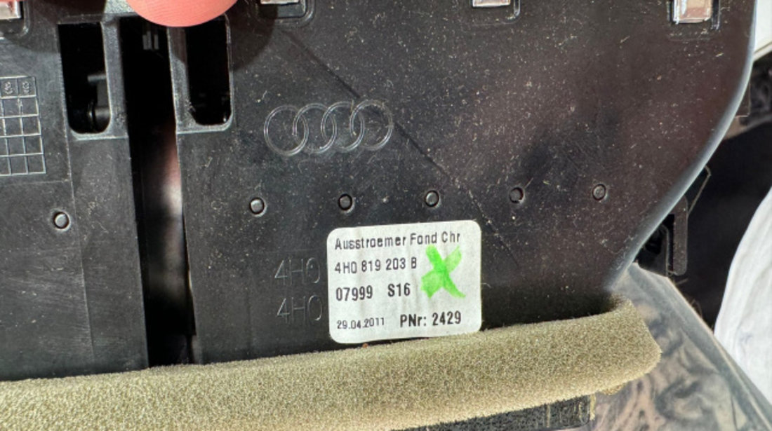 Grila ventilatie spate 4H0819203B Audi A8 D4/4H [2010 - 2014]