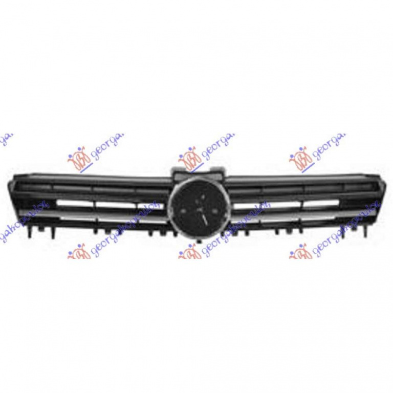 Grila - Vw Golf Vii 2013 , 5g0853651dzll