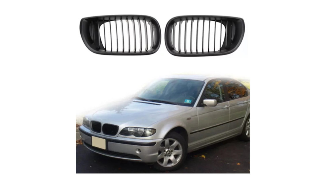 Grile aerisire radiator / capota BMW E46 seria3 (2002-2005) M Look