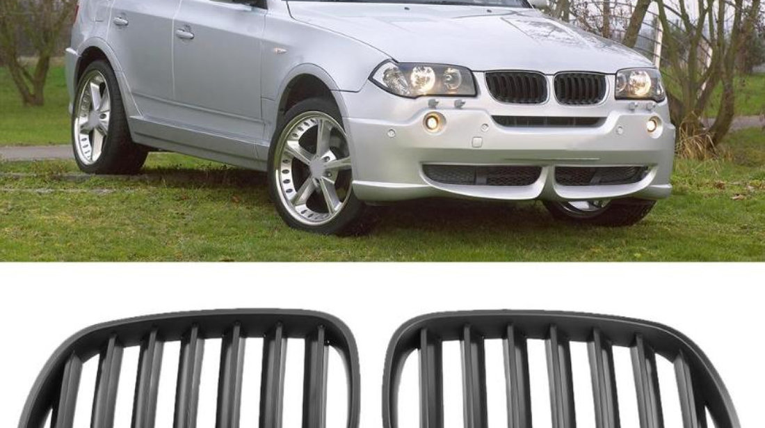 Grile aerisire radiator/capota/nari BMW X3 E83 2007-2010 M look