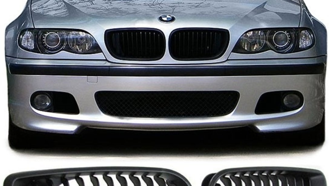 Grile Bmw E46 facelift black edition