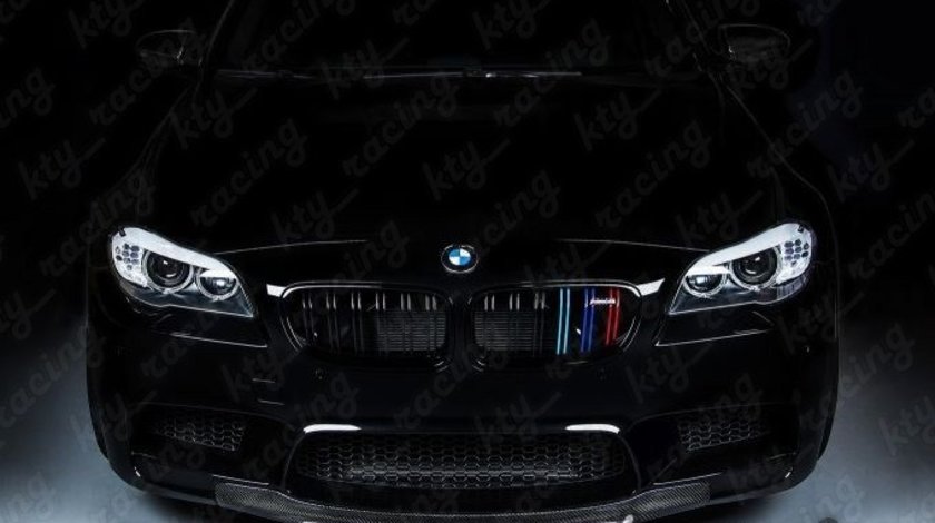 GRILE BMW F10 M M5 LOOK NEGRE M TRI COLOUR