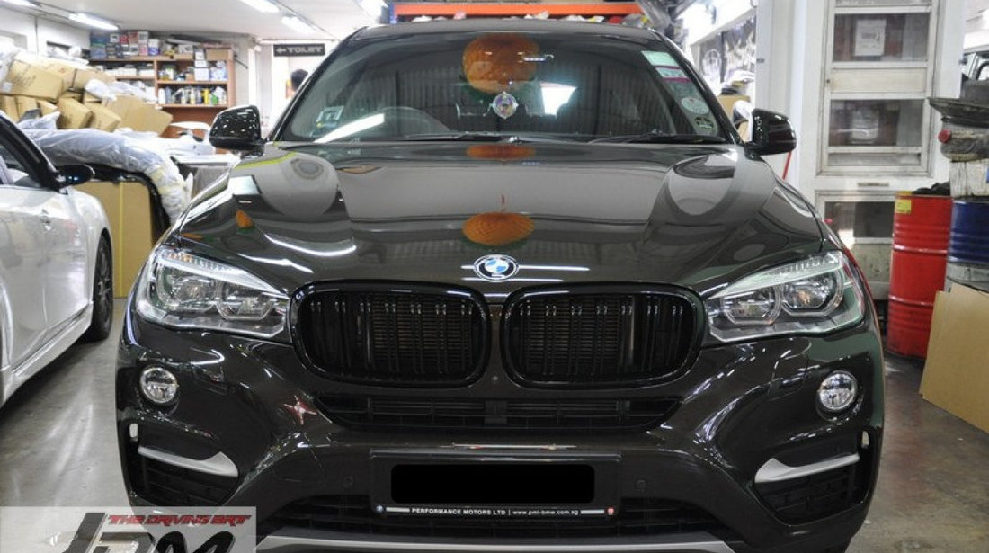 Grile BMW F15 F16 X5 X6 M Look Duble 2014 2015 2016 2017 2018