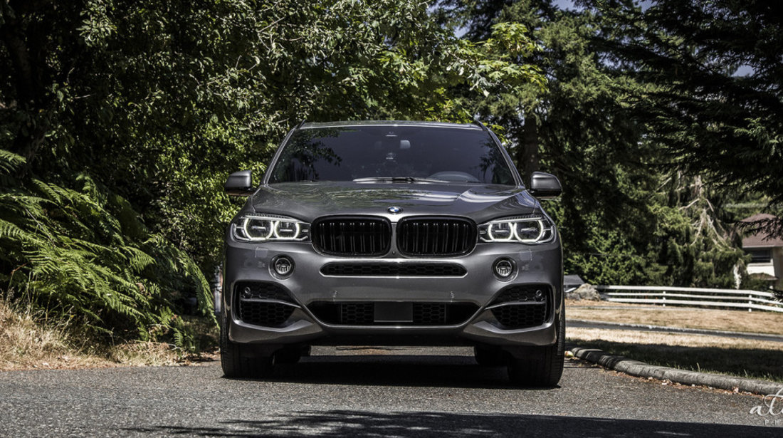 Grile BMW F15 F16 X5 X6 M Look Duble 2014+