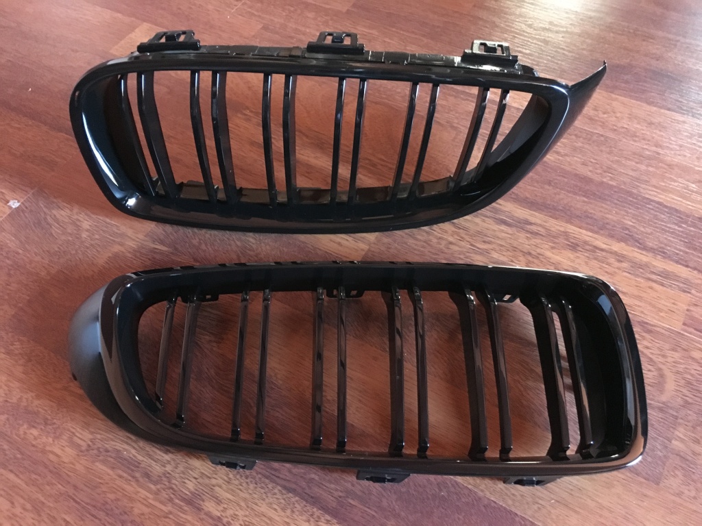 Grile BMW F32 F33 F36 coupe cabrio grand coupe PERFORMANCE NEGRU MAT