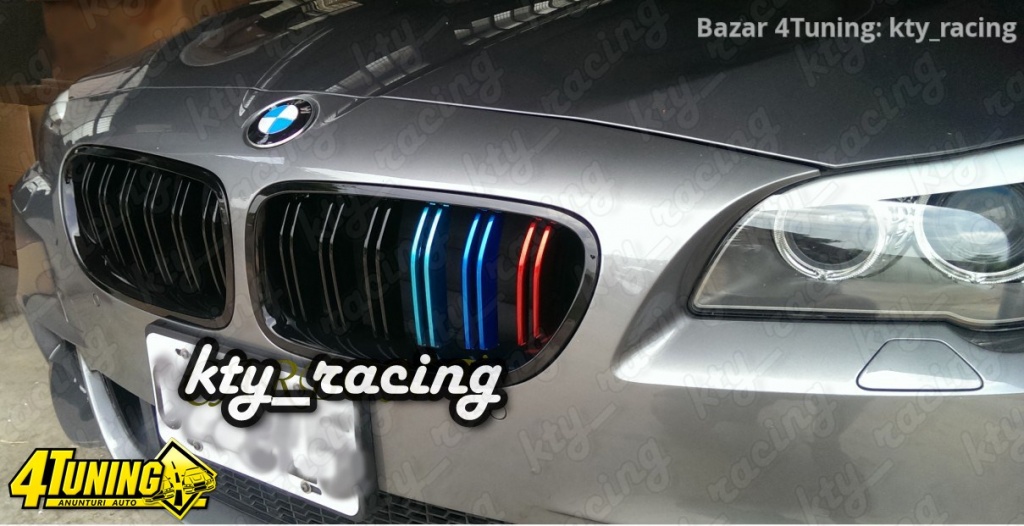 GRILE BMW SERIA 5 F11 NEW M5 M LOOK NEGRU ///M COLOUR