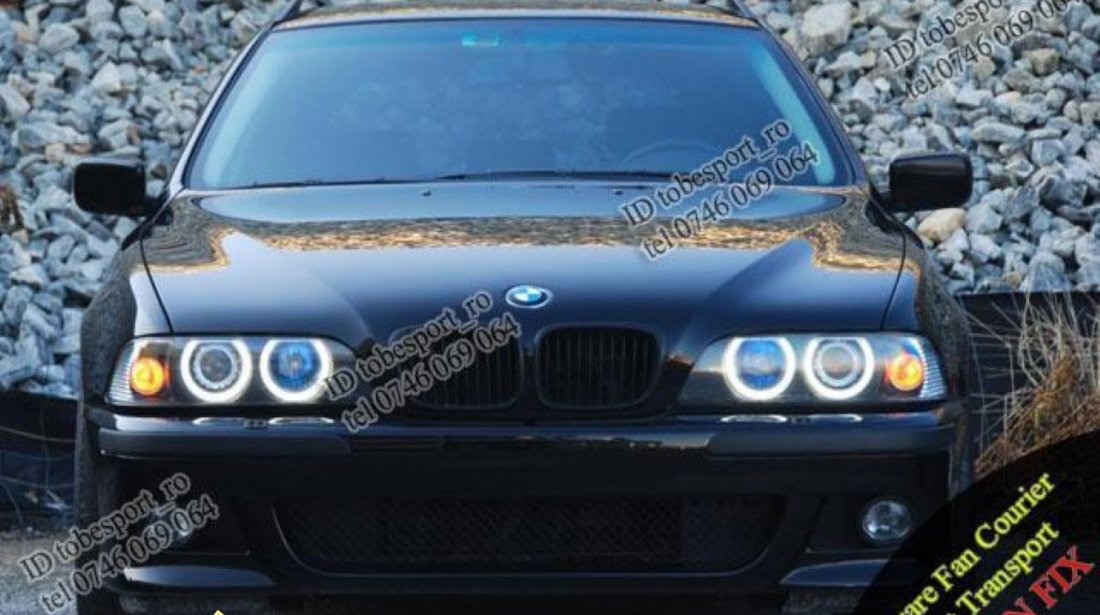 Grile capota BMW E39 Seria 5 Negru mat