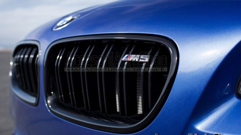 Grile centrale BMW F10 F11 M5 Style Negru Lucios
