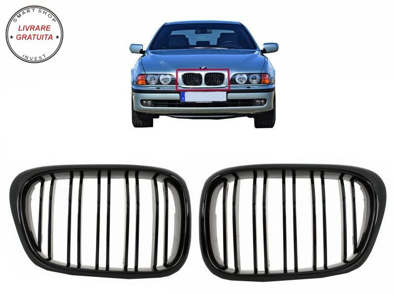 Grile Centrale BMW seria 5 E39 (1997-2003) Piano Black M Design- livrare gratuita