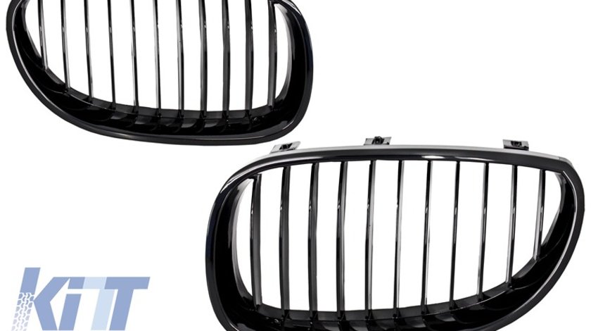 Grile Centrale Bmw Seria 5 E60 2003-2009 Negru Lucios