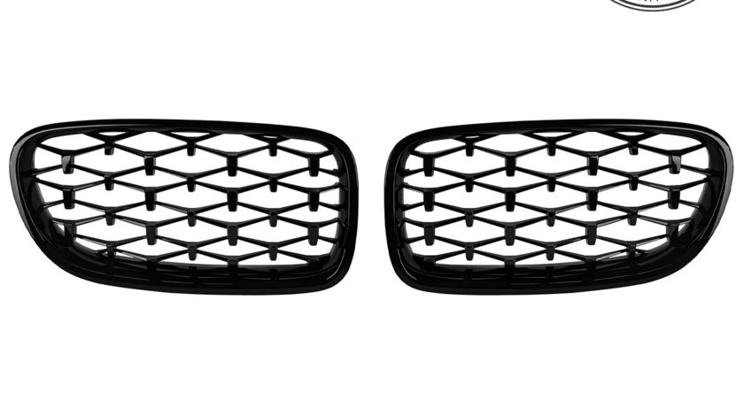 Grile Diamond BMW Seria 5 F10/ F11 (10-17) Negru Lucios