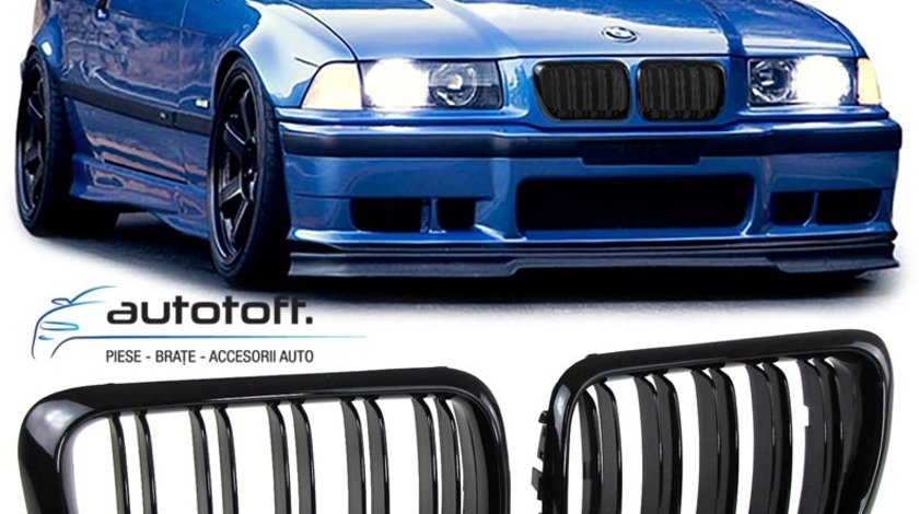 Grile duble BMW E36 Seria 3 Facelift (96-98) M3 Design