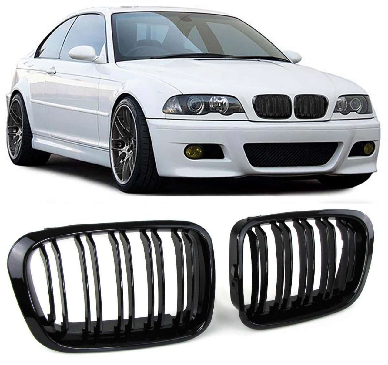 Grile duble Bmw e46 limo touring nfl 98-01