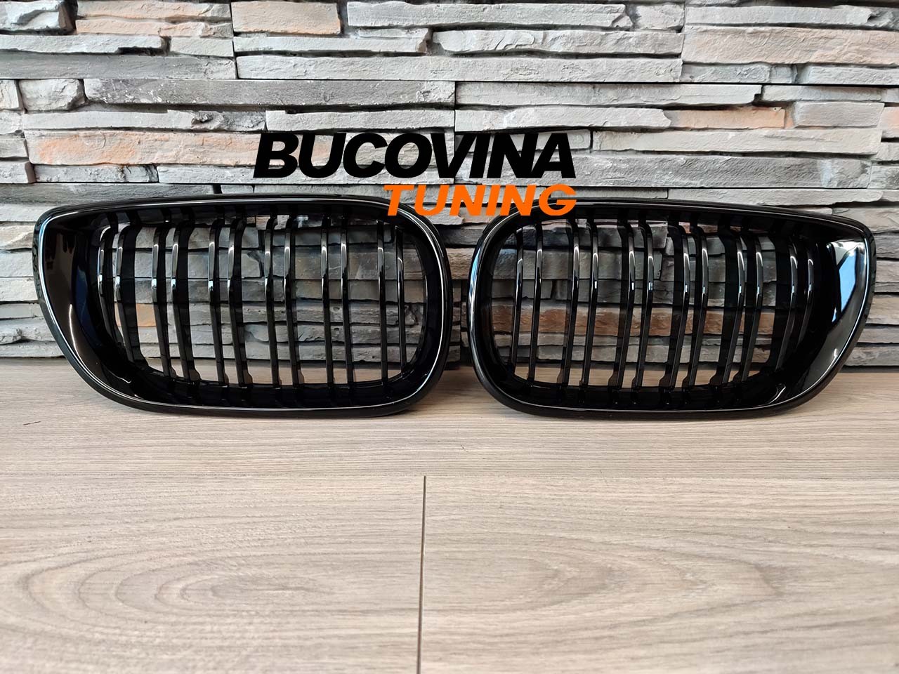 GRILE DUBLE BMW E46 SERIA 3 FACELIFT (20
