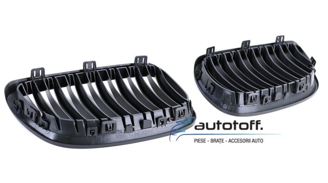 Grile duble BMW E92 E93 Seria 3 (06-10) model M3 negru mat