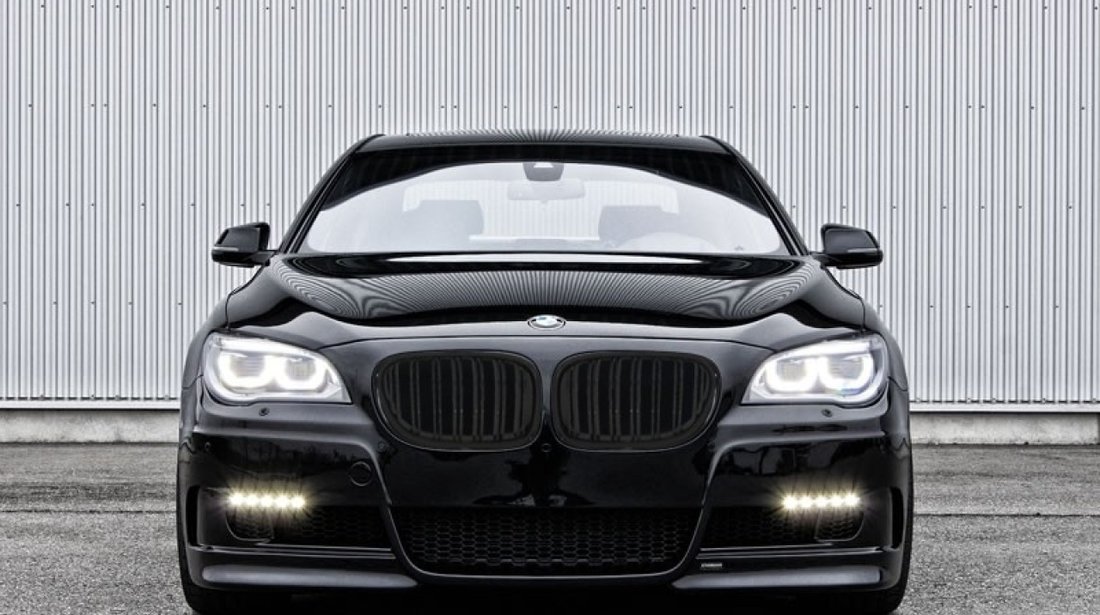 GRILE DUBLE BMW F01 F02 SERIA 7 (2008-2013) NEGRE *** CALITATE PREMIUM ***