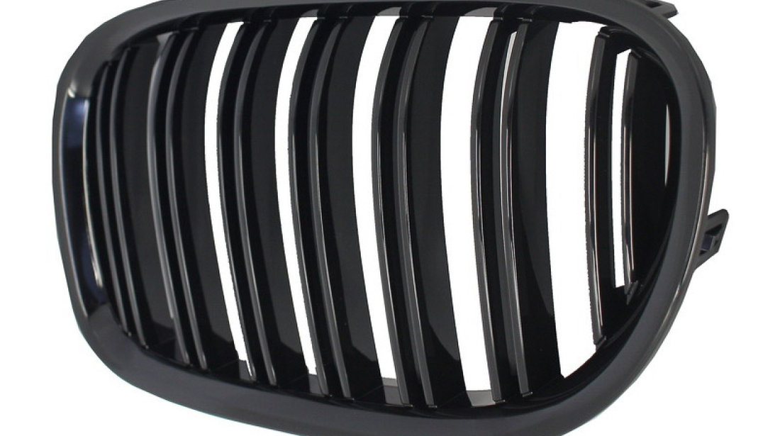 GRILE DUBLE BMW F01 F02 SERIA 7 (2008-2013) NEGRE *** CALITATE PREMIUM ***