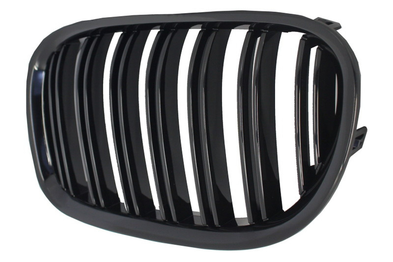 GRILE DUBLE BMW F01 F02 SERIA 7 NEGRE LUCIOS *** CALITATE PREMIUM ***