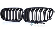 Grile duble BMW F10 F11 Seria 5 (10-17) Design neg...