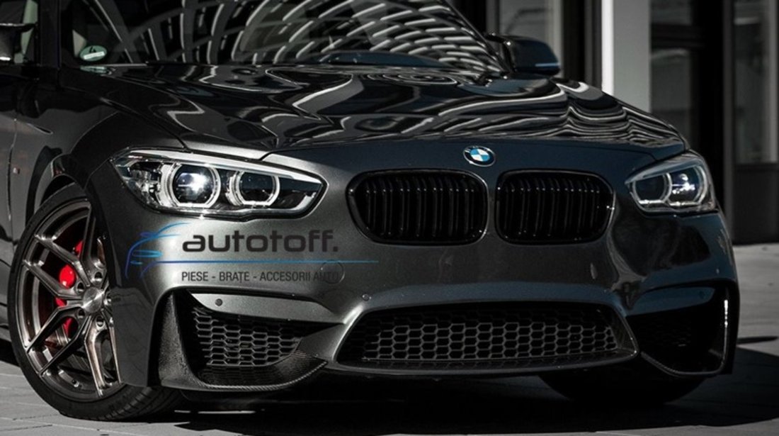 Grile duble BMW F20 F21 Facelift Seria 1 (2015+) negru lucios