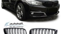 Grile duble BMW F34 GT Seria 3 (2013+) negru mat