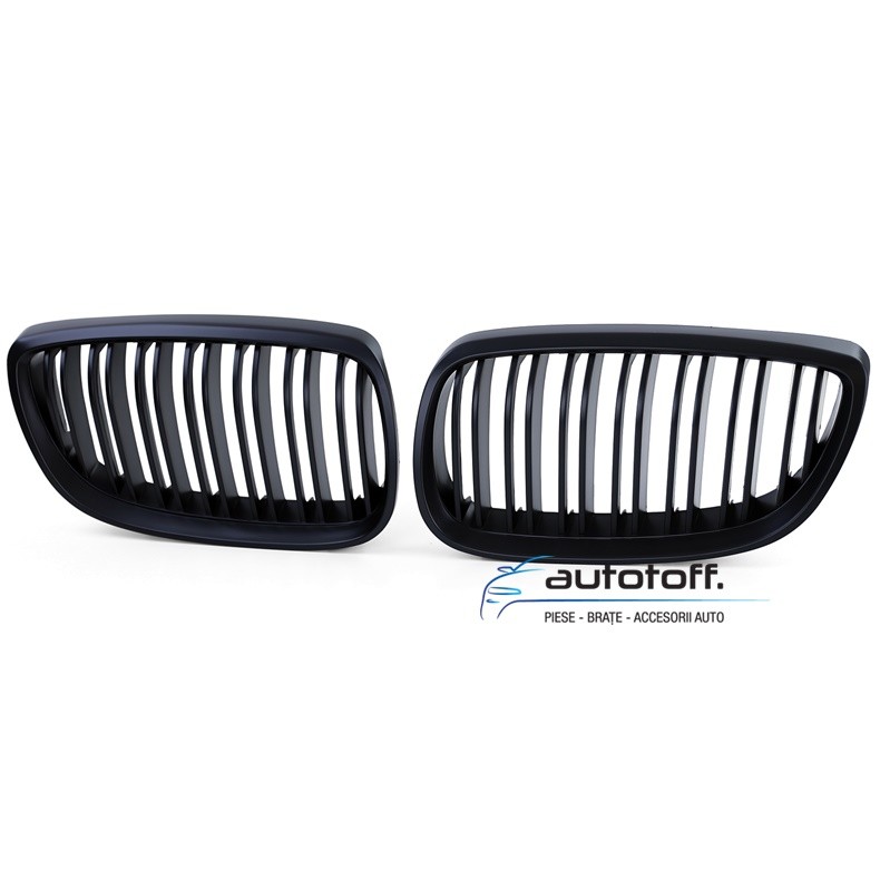 Grile duble BMW Seria 3 E92 E93 (06-10) Negru mat