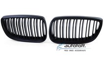 Grile duble BMW Seria 3 E92 E93 (06-10) Negru mat