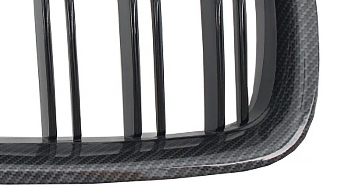 Grile duble BMW Seria 5 F10/ F11 (10-17) Carbon Design