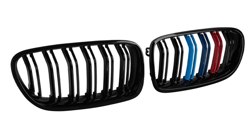 Grile duble BMW Seria 5 F10/ F11 (10-17) M-Power Design