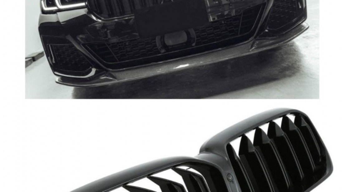 Grile duble BMW Seria 5 G30 LCI (2019-up) Design Piano Black