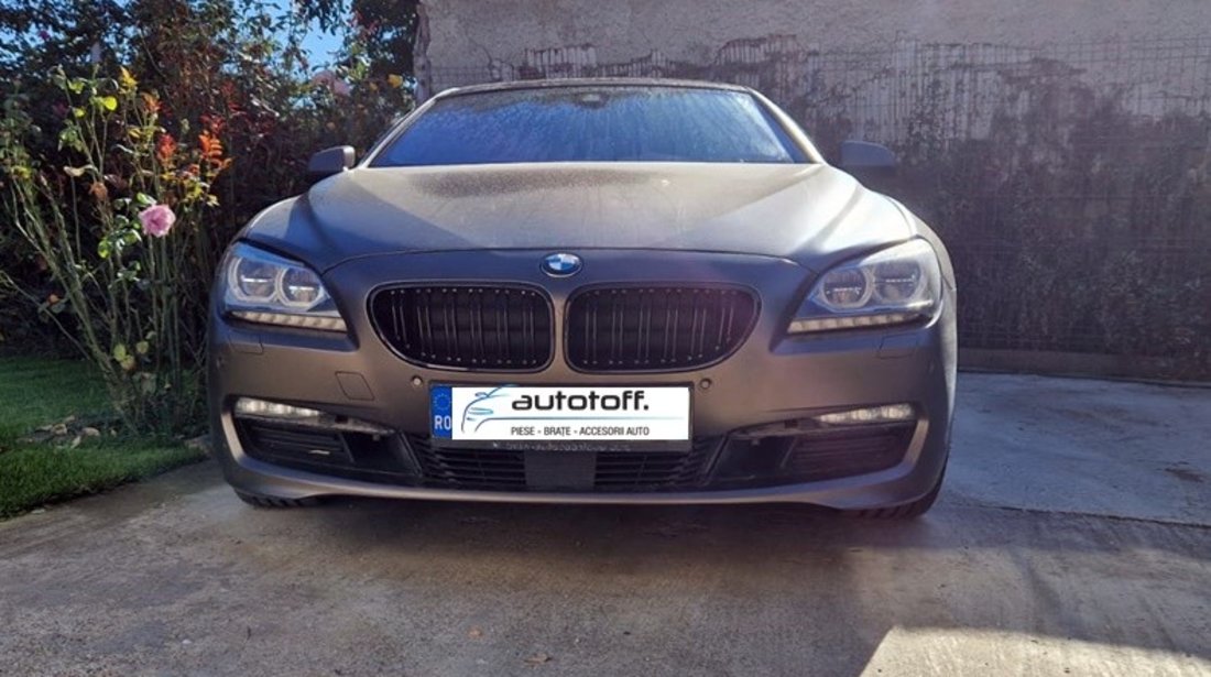 Grile duble BMW Seria 6 F06 F12 F13 (2012+) Negru lucios