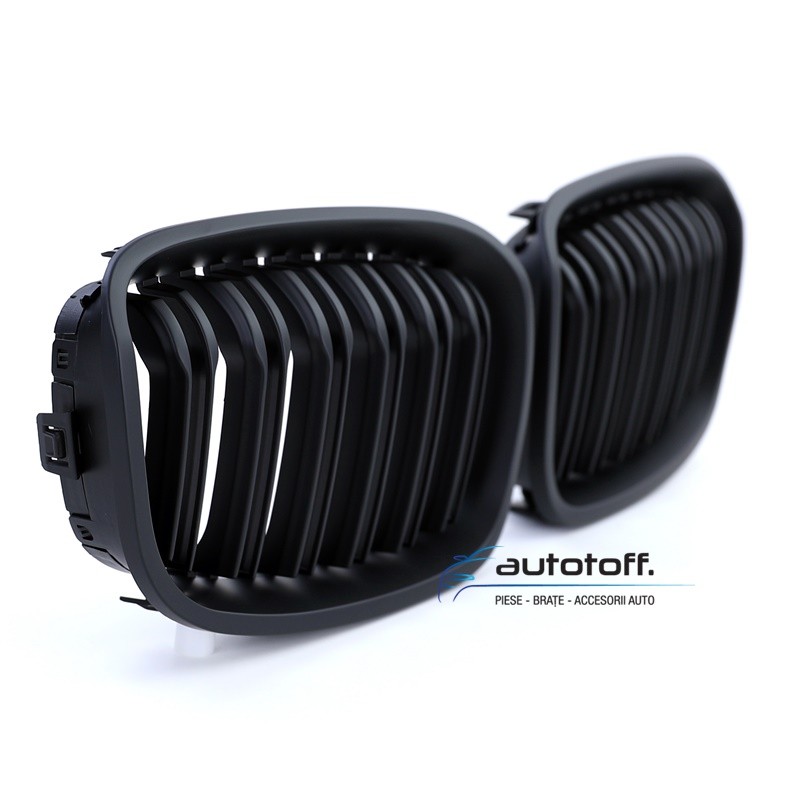 Grile duble M negru mat BMW F20 F21 Seria 1 (11-15)