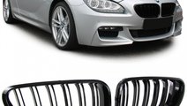 Grile Duble Negre BMW SERIA 6 M6 F06 F12 F13 Cabri...