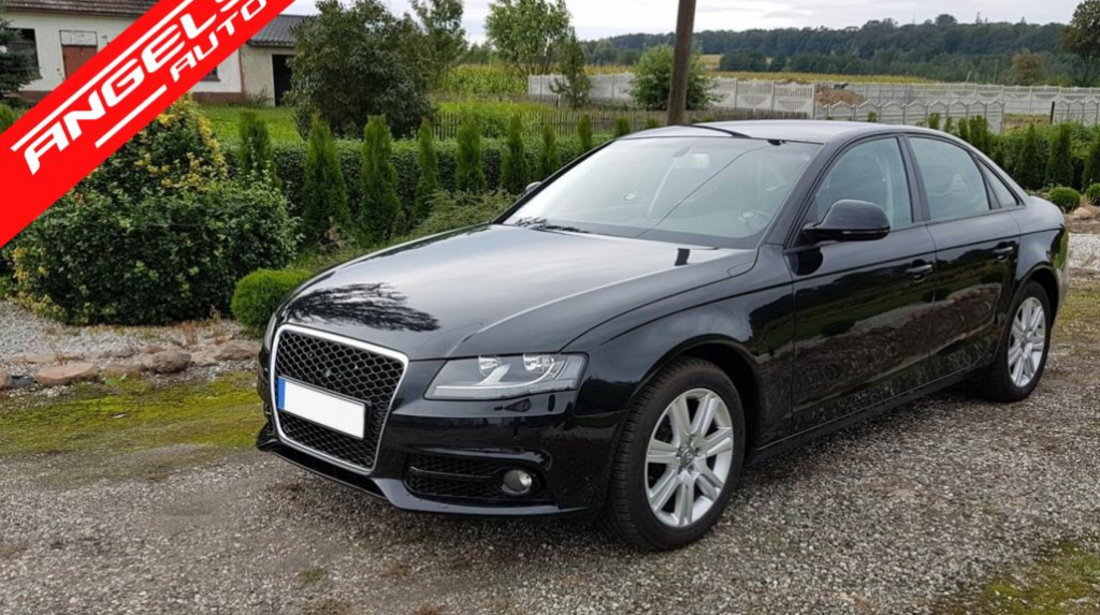 Grile Laterale Bara Fata AUDI A4 B8 8K (2007-2011) S4 Negru Lucios