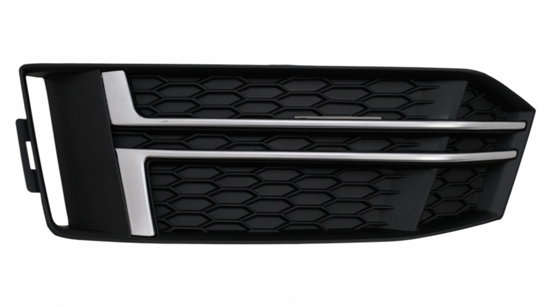 Grile Laterale compatibil cu Audi A4 B9 Sedan Avant (2016-2018) S-Line Silver Edition SGAUA4B9SOEMB