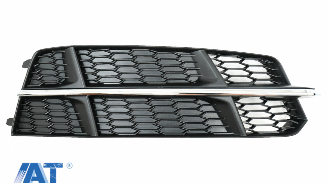 Grile Laterale compatibil cu Audi A6 C7 4G S Line Facelift (2015-2018) Negru Crom
