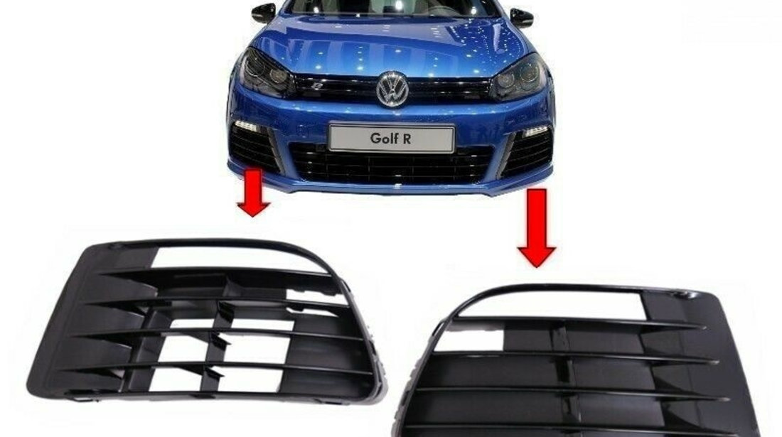 Grile Laterale compatibil cu VW Golf VI Golf 6 (2008-2012) R20 Design SGVWG6R20