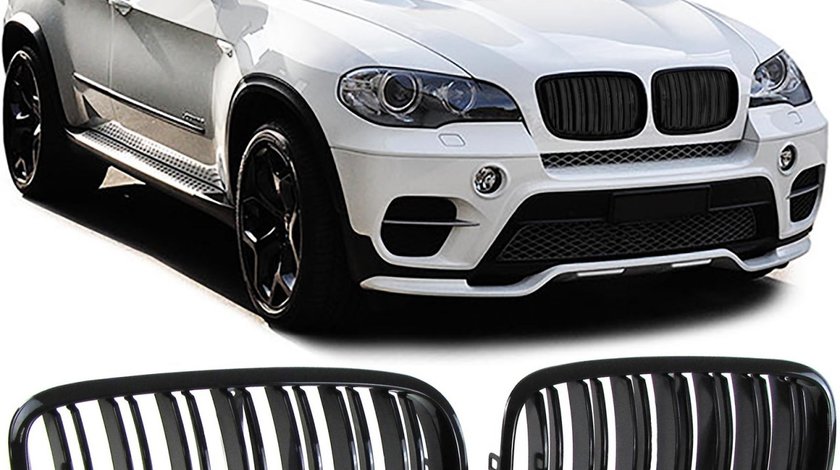 Grile M BMW X5 E70 X6 E71 (2007-2014) Negru Lucios